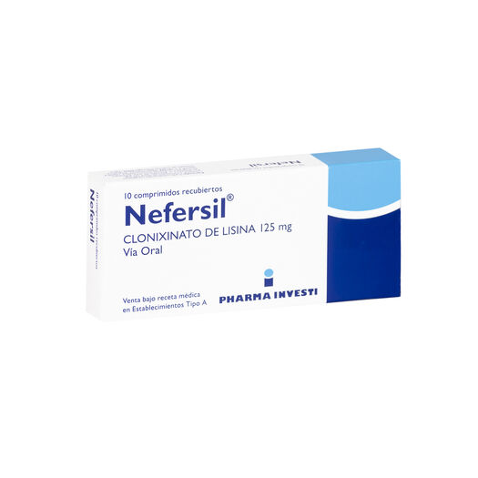 Nefersil 125 mg x 10 Comprimidos Recubiertos, , large image number 0