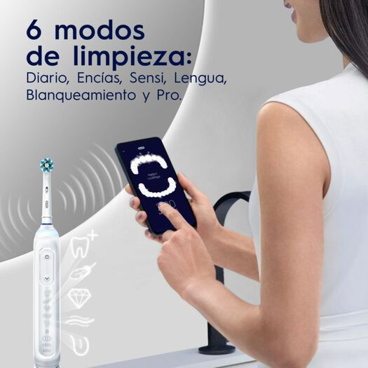 Cepillo De Dientes Eléctrico Oral-B Genius X + Cabezales 1 Kit, , large image number 2