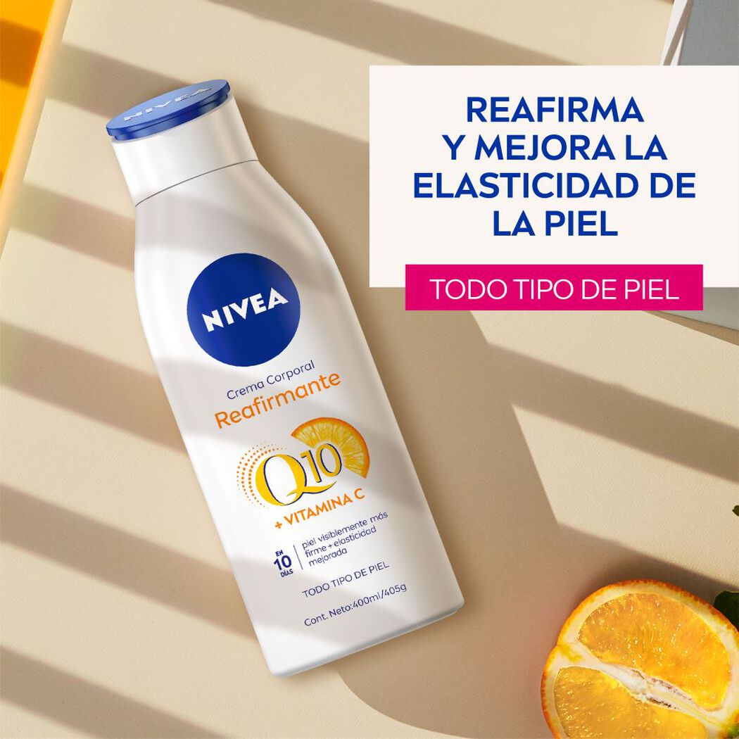 Crema Corporal Nivea Q 10 Reafirmante Vitamina C 400 mL, , large image number 2