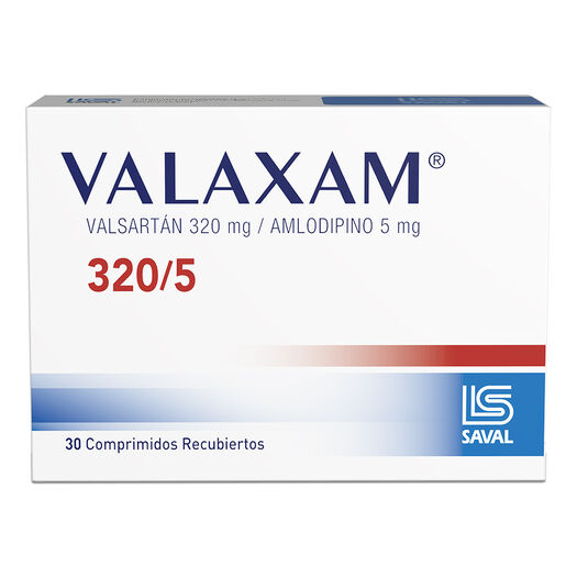 Valaxam 320 mg/5 mg x 30 Comprimidos Recubiertos, , large image number 0