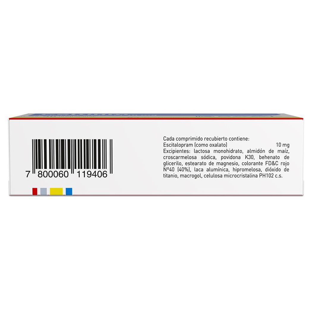 CELTIUM Escitalopram 10 mg 30 comprimidos, , large image number 1