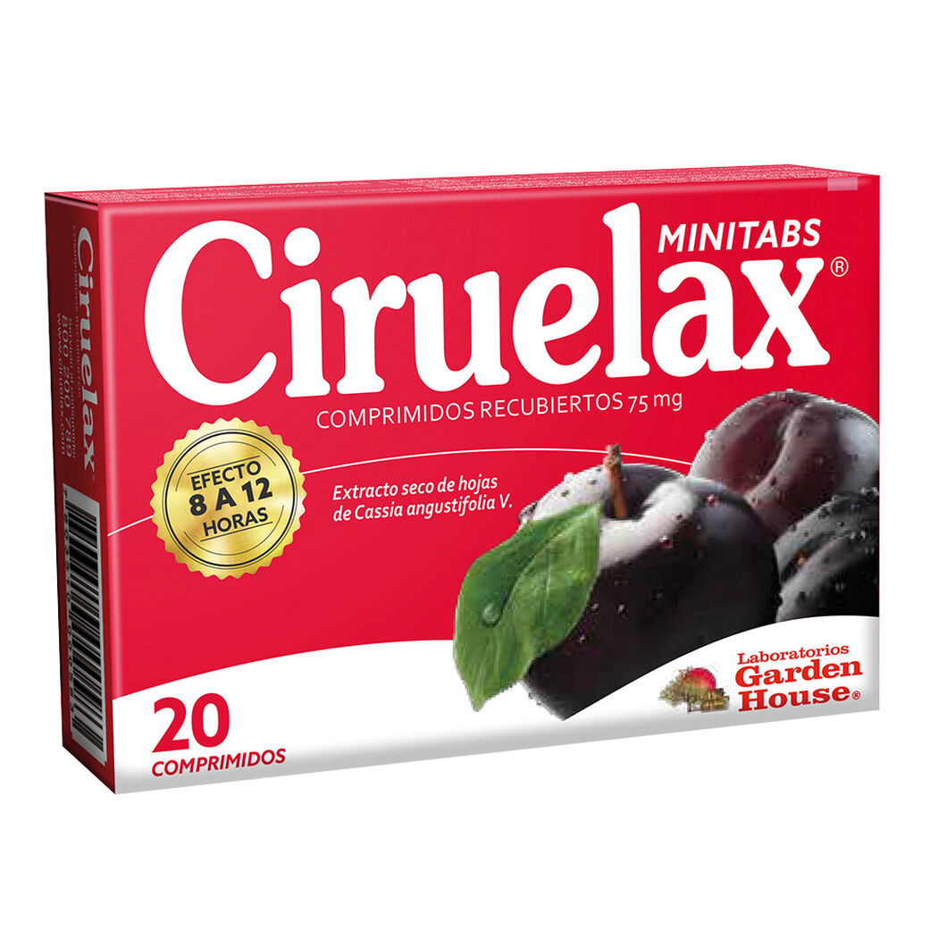 Ciruelax Minitabs 75 mg x 20 Comprimidos Recubiertos, , large image number 0