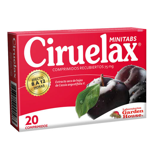 Ciruelax Minitabs 75 mg x 20 Comprimidos Recubiertos, , large image number 0