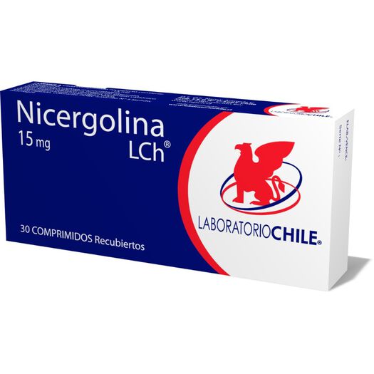 Nicergolina 15 mg x 30 Comprimidos Recubiertos CHILE, , large image number 0