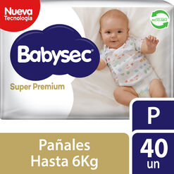 Pa&ntilde;ales Babysec Super Premium P 40 un