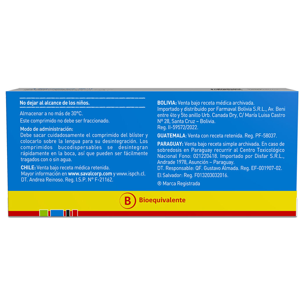 Neuroval Cd 10 mg Caja 30 Comprimidos Dispersables, , large image number 3