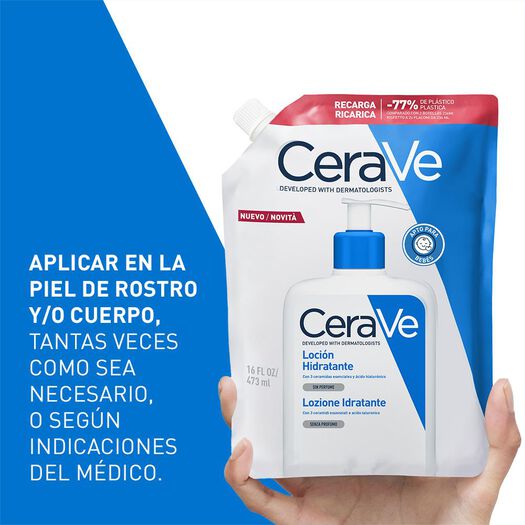 Loción Hidratante Cerave Recarga 473 mL, , large image number 4