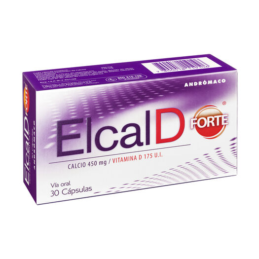 Elcal D Forte x 30 Cápsulas, , large image number 0