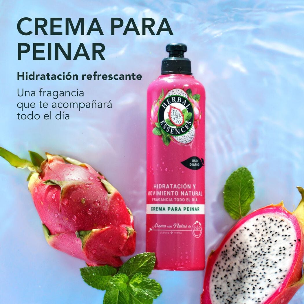 Herbal Essences con notas de Pitahaya Crema de Peinar 300 ml, , large image number 1