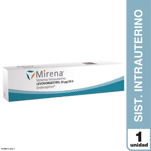 Mirena DIU 20 mcg/24 Hrs x 1 Sistema Intrauterino, , large image number 0