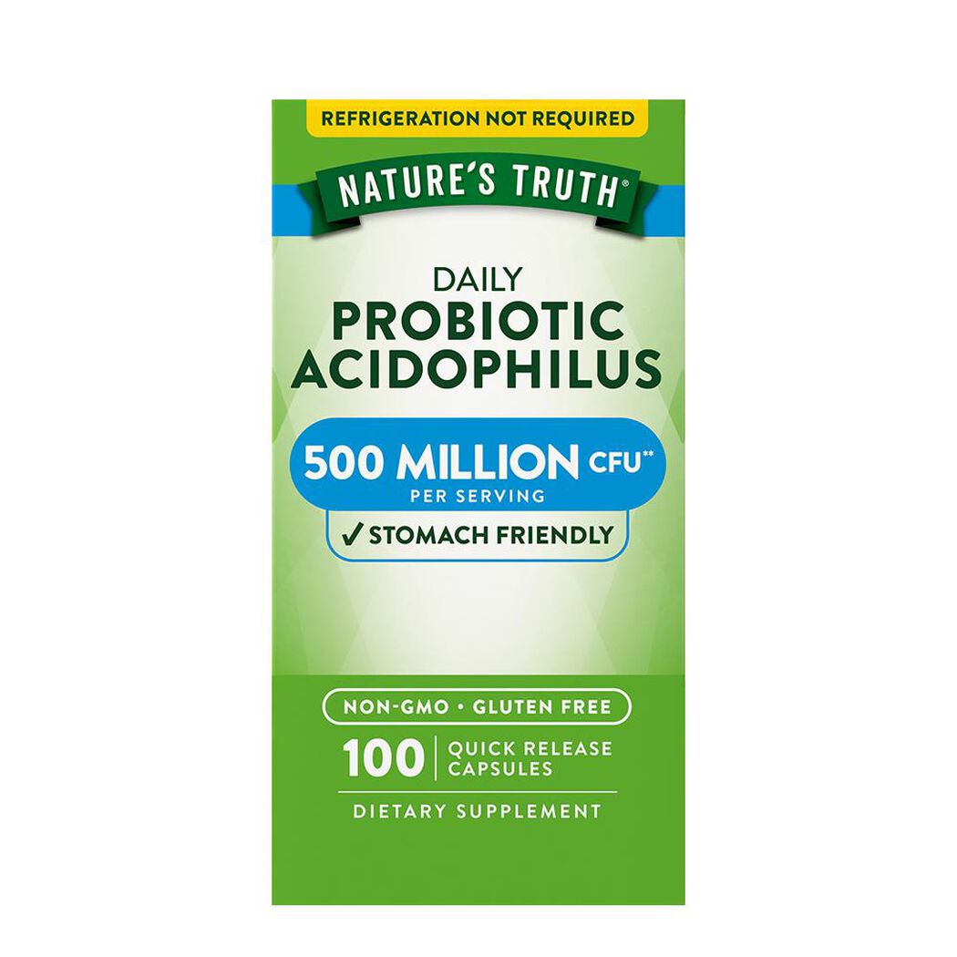 Probioticos Acidophilus Nature's Truth 100 un, , large image number 0