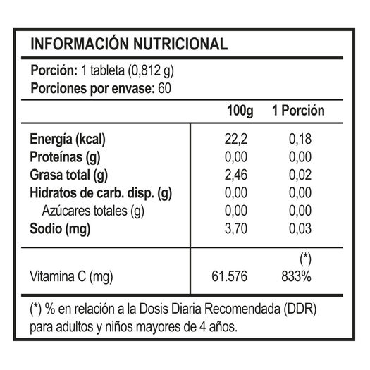 Vitaday Vitamina C 500Mg 60 Tabletas, , large image number 1