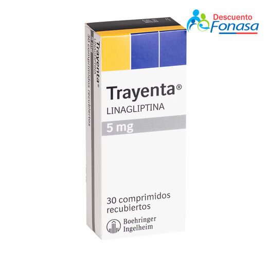 Trayenta 5 mg x 30 Comprimidos Recubiertos, , large image number 0