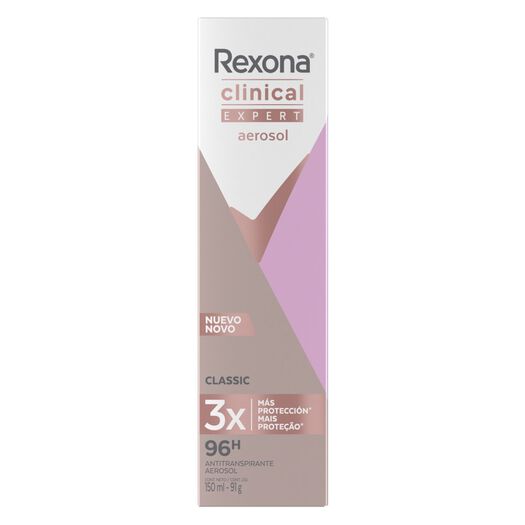 Desodorante Spray Rexona Clinical Classic Women 150Ml, , large image number 0