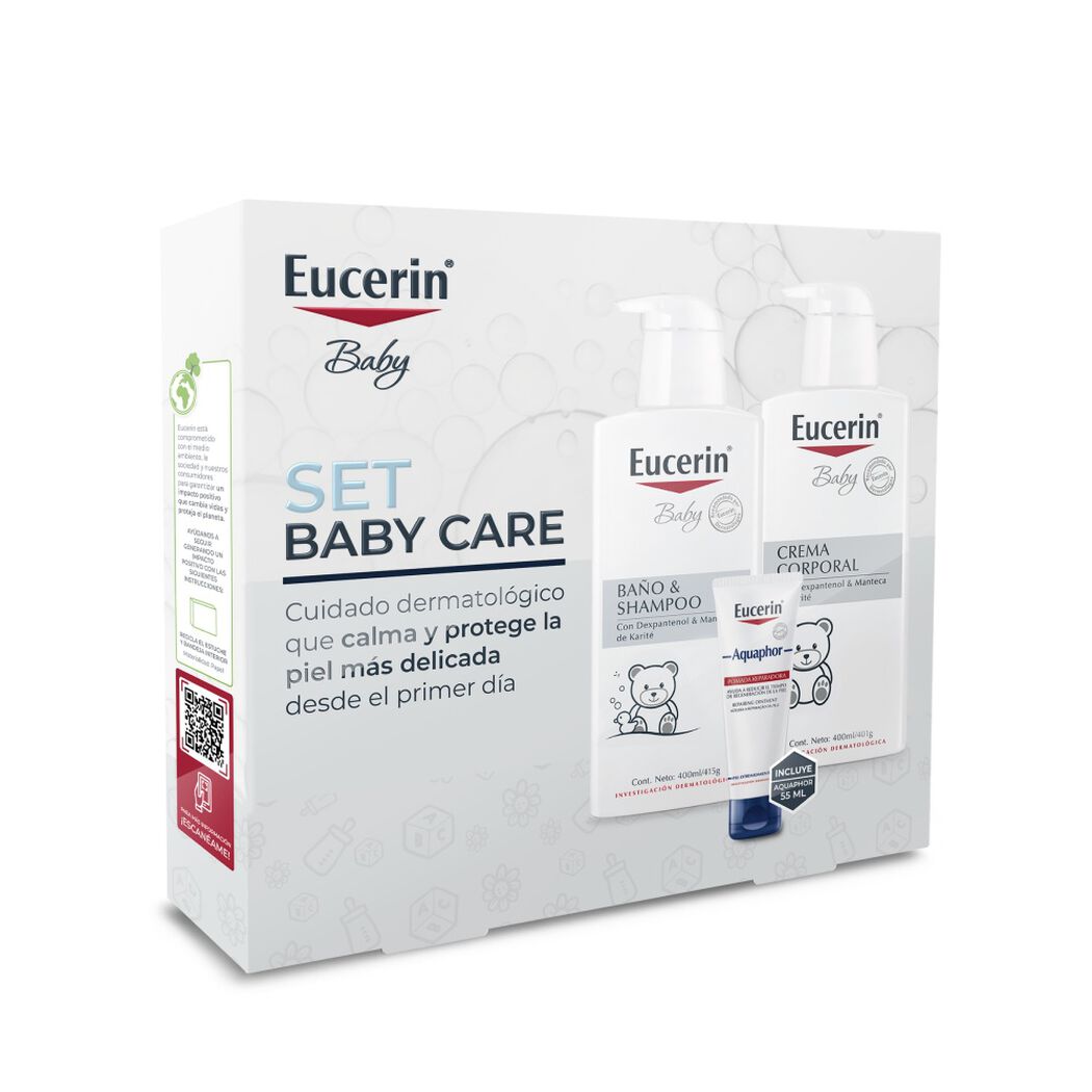 Pack Rutina Beb&eacute; Shampoo Loci&oacute;n Aquaphor Mini Eucerin 400 ml, , large image number 4