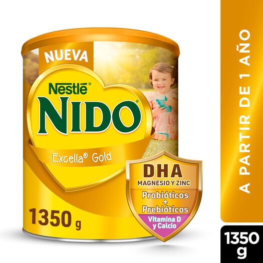 Fórmula Láctea Nido Etapa 1+ 1350g Excella Gold, , large image number 0