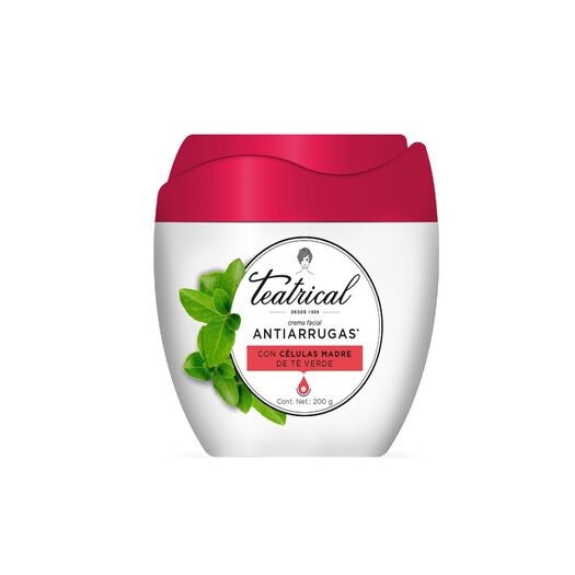 Teatrical Crema Facial Antiarrugas 200 G, , large image number 1