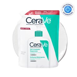 Gel Limpiador Espumoso Cerave Recarga 473 mL