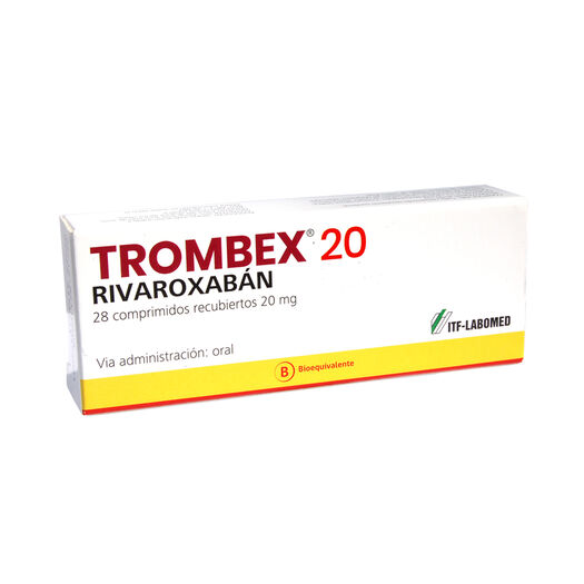 Trombex 20 mg x 28 Comprimidos Recubiertos, , large image number 0