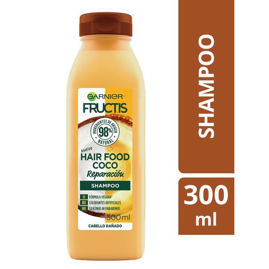 Fructis Shampoo Hair Food Coco x 300 mL, , large image number 0