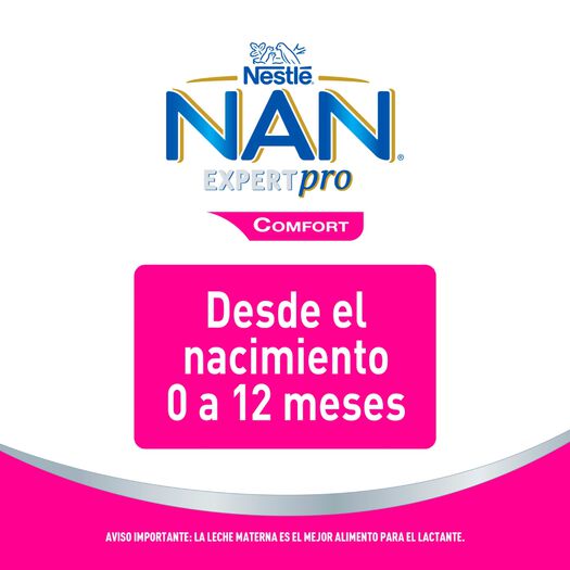 Fórmula Infantil Nan Expertpro Comfort Etapas 1 y 2 800 g, , large image number 1