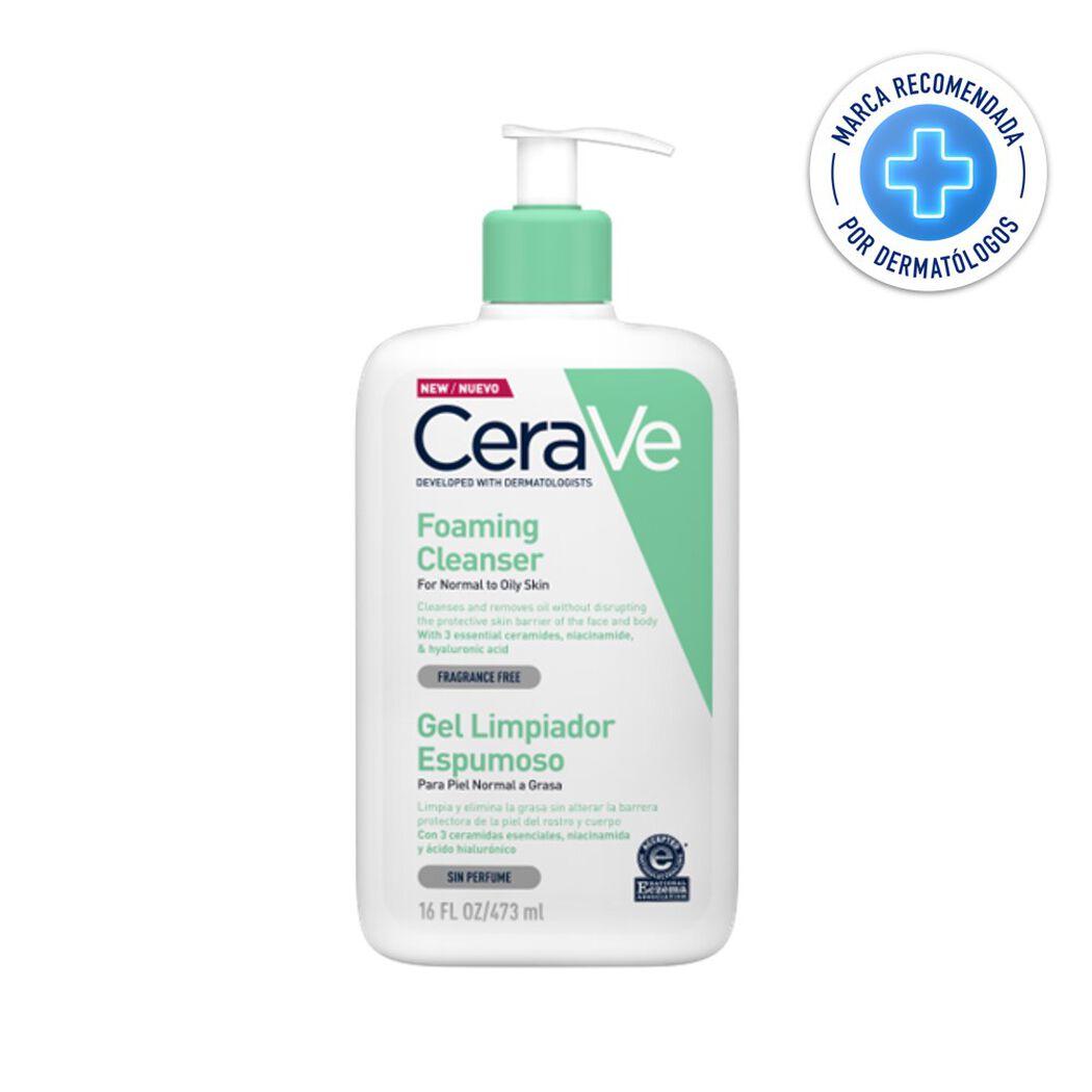 Gel Limpieza Cerave Espumoso 473 mL, , large image number 0