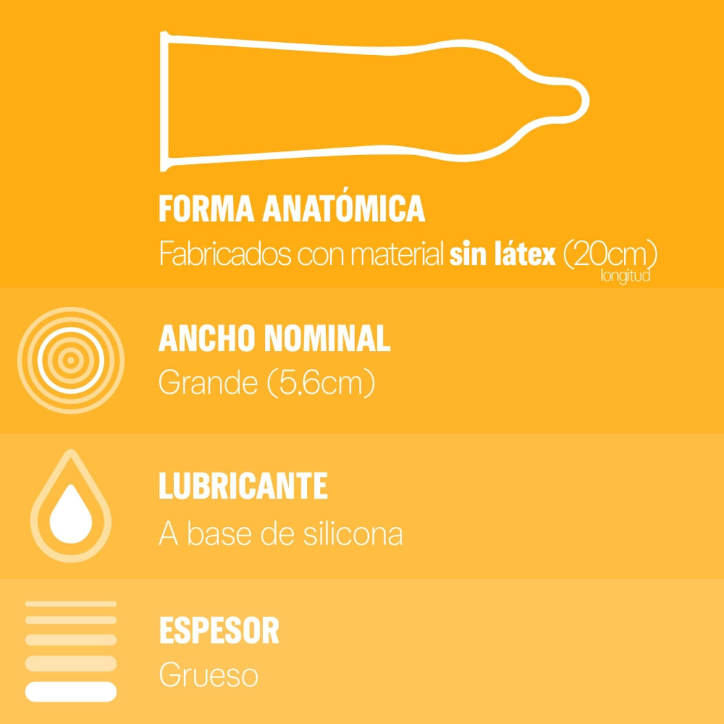 Durex Condones Real Feel 3 unidades, , large image number 2