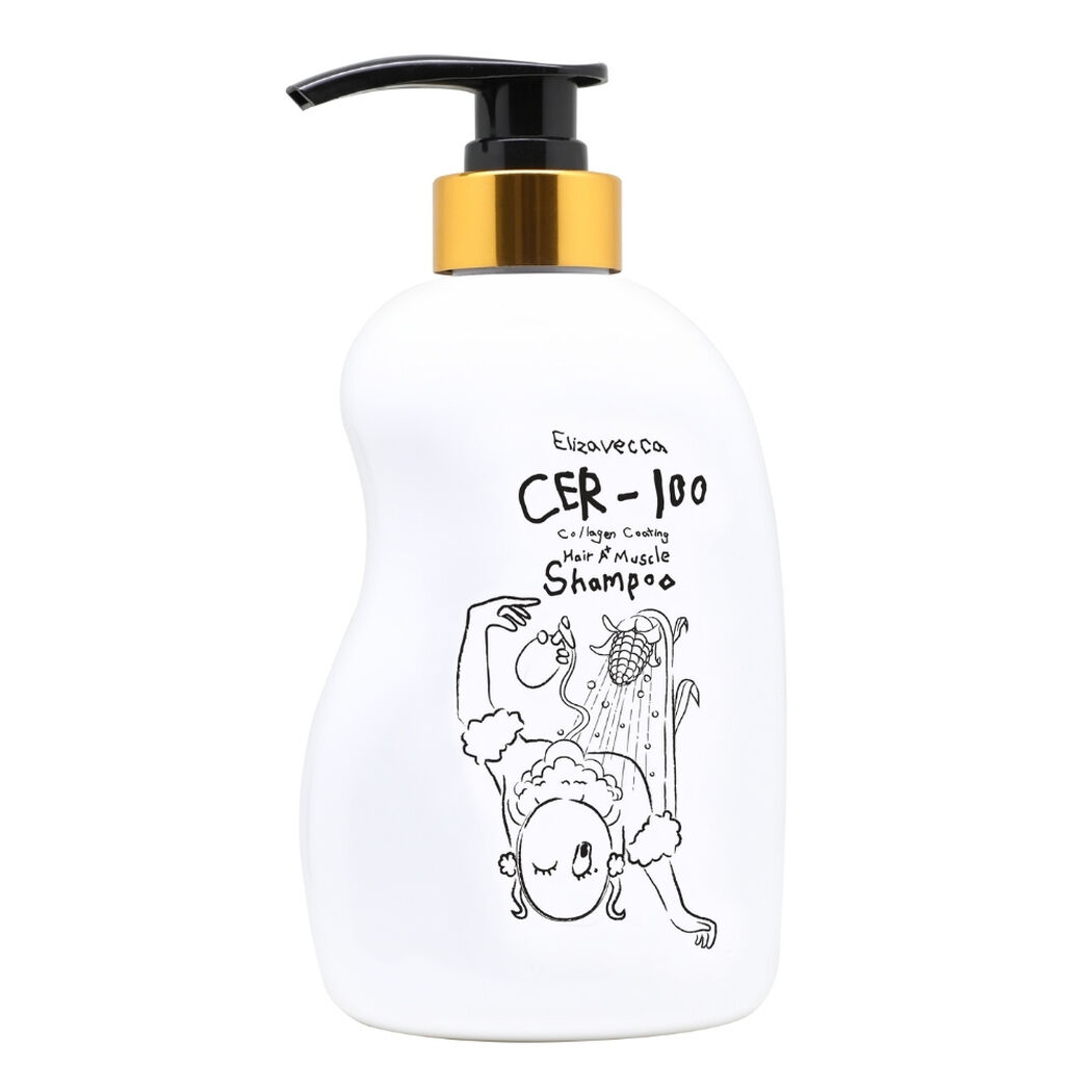 Shampoo CER-100 Collagen Coating Hair A+ Muscle 500mL, , large image number 0