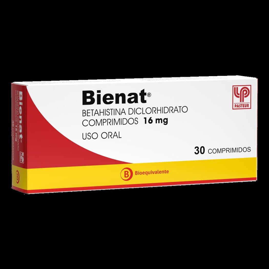 Betahistina LP Bienat 216 mg x 30 Comprimidos, , large image number 0