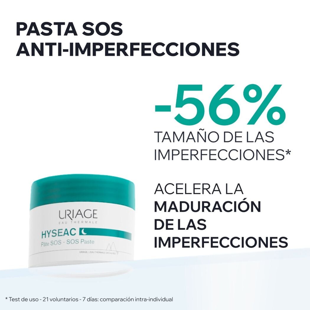 Pasta Secante Imperfecciones Hys&eacute;ac 15gr Uriage, , large image number 1