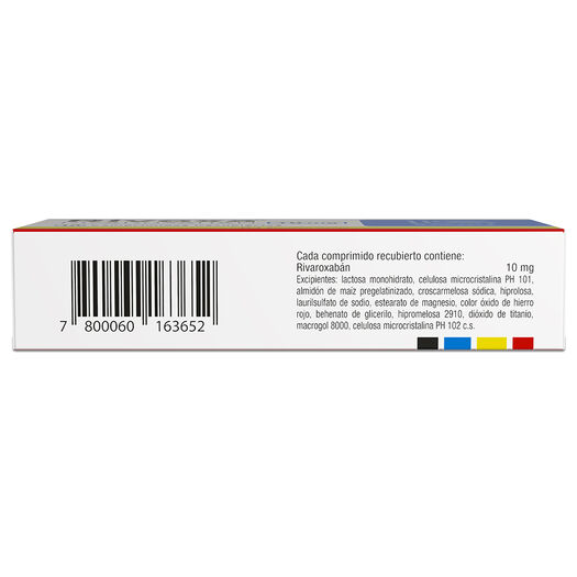 Rivoxa 10 mg x 10 Comprimidos Recubiertos, , large image number 1