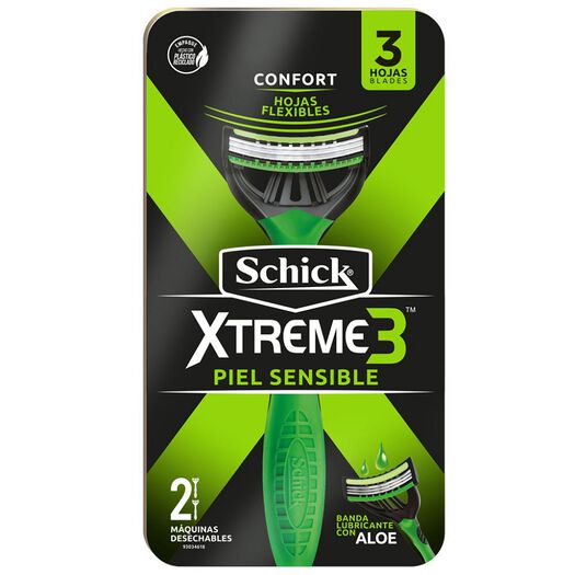Schick Maquina Afeitar Desechable Xtreme 3 x 2 Unidades, , large image number 0