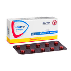 Diuprol 50 mg x 30 Comprimidos