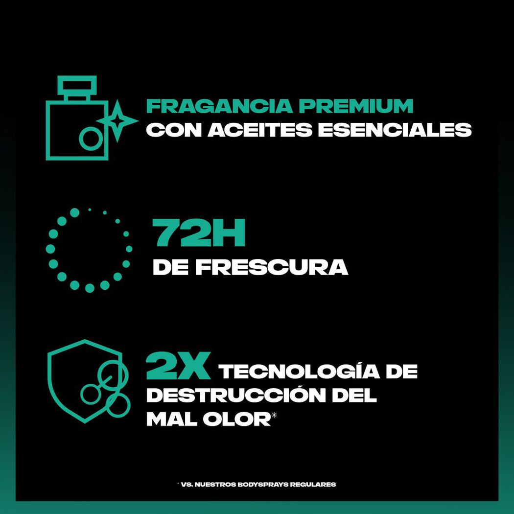 Desodorante Axe Spray Black Remixed Bizarrap Puro Coco 150 mL, , large image number 3