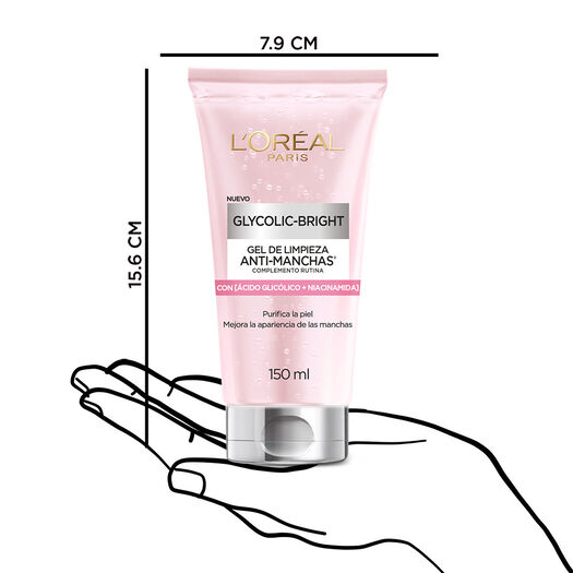 Gel Limpieza Loreal Glycolic Bright 150Ml, , large image number 3