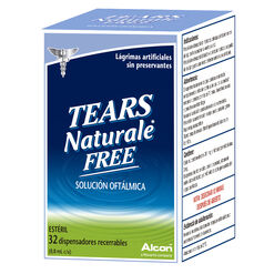 Tears Naturale Free Dispensador x 32 Dispensadores 0,8 mL Solucion Oftalmica