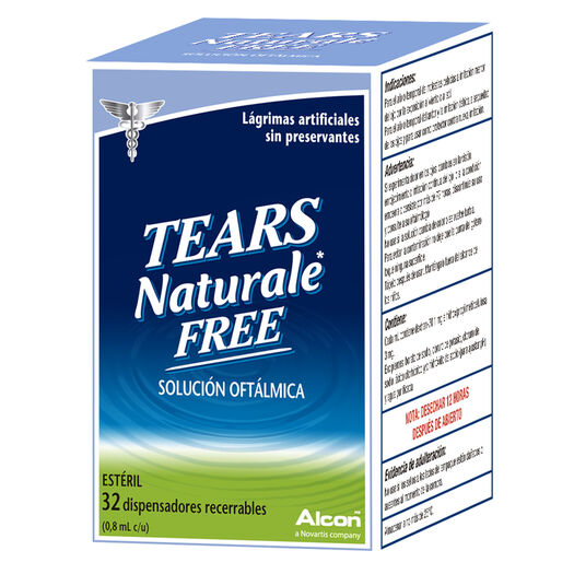 Tears Naturale Free Dispensador x 32 Dispensadores 0,8 mL Solucion Oftalmica, , large image number 0