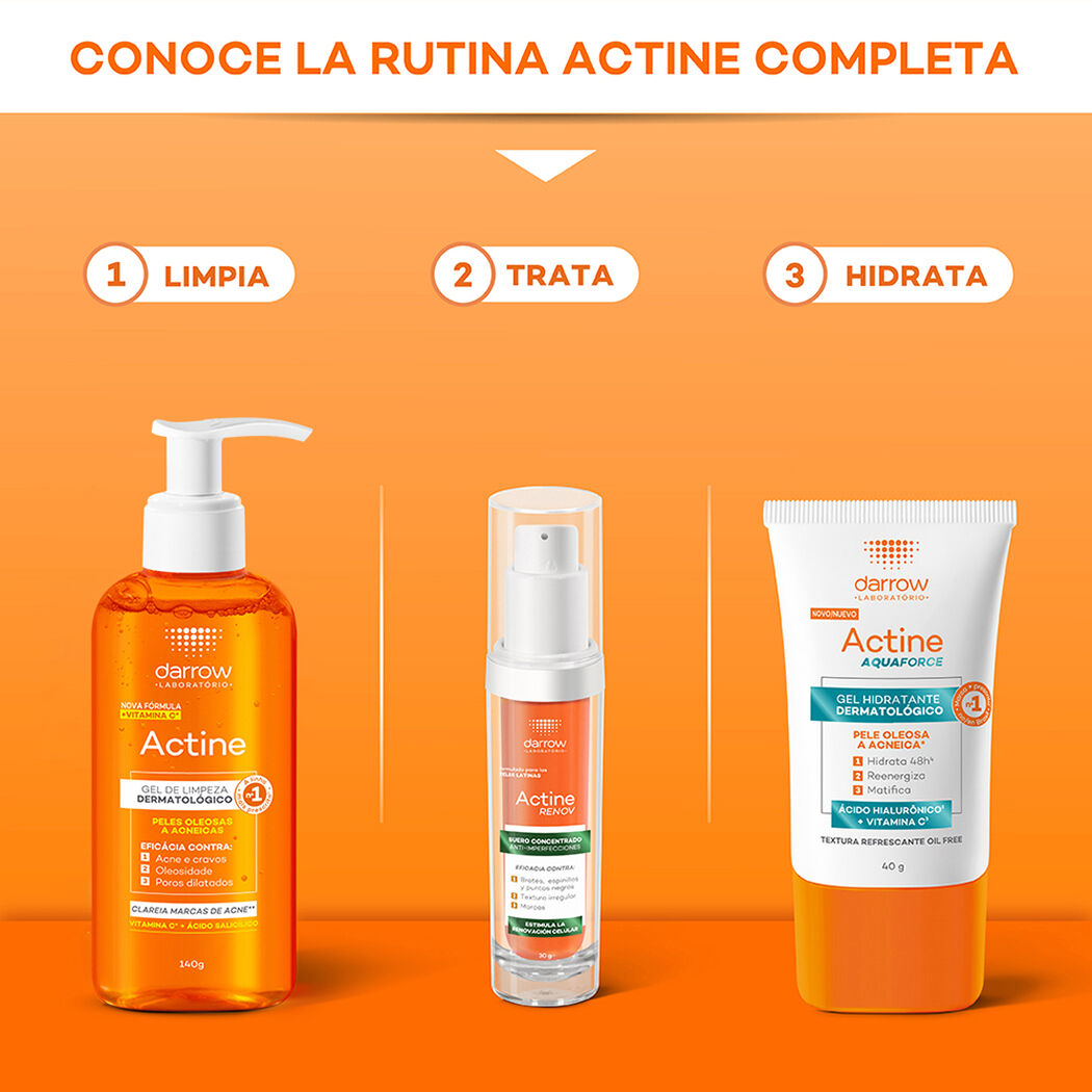 Darrow Actine Gel Limpiador Dermatológico 140G, , large image number 4