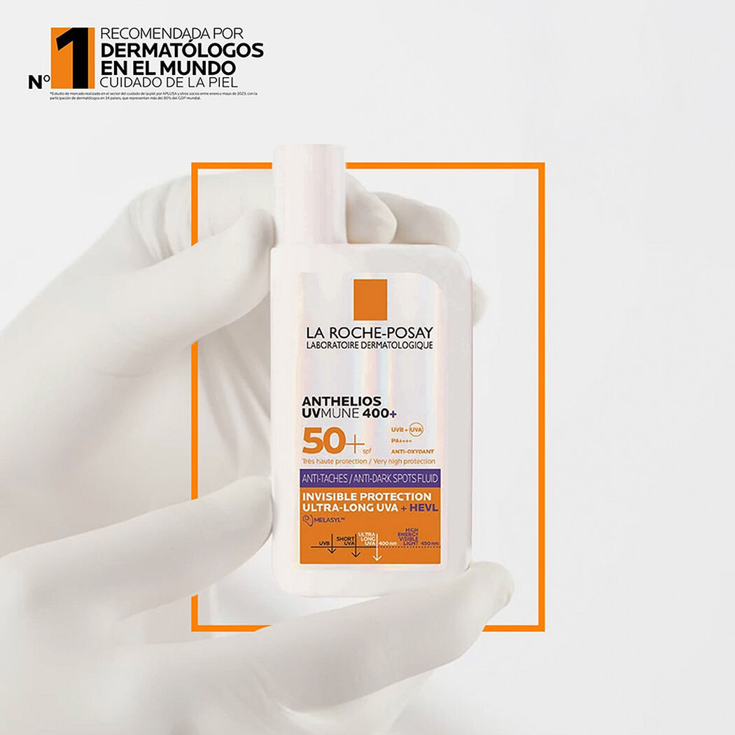 Protector Solar Anthelios Uv M une 400 Antimanchas Spf 50+50 mL, , large image number 4