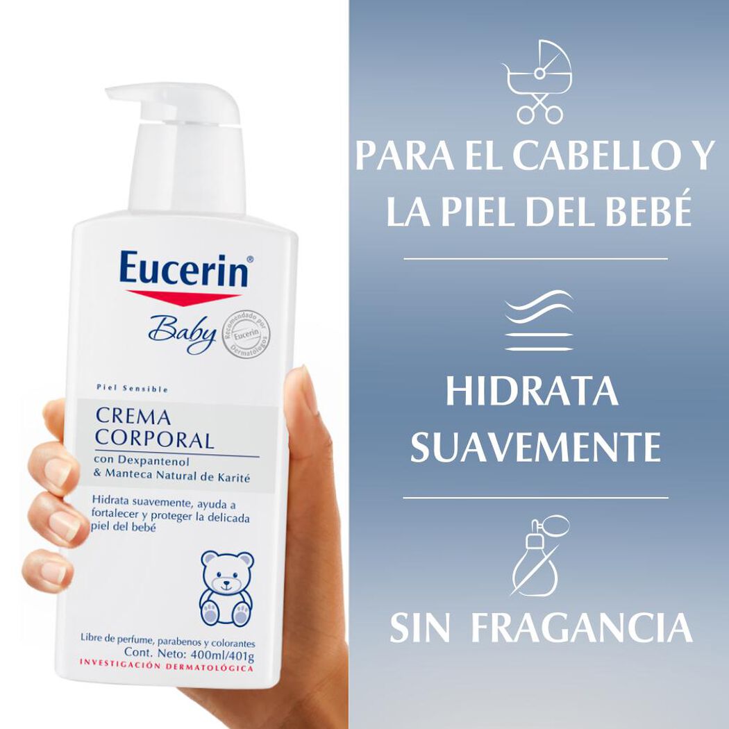 Jabón y Shampoo Eucerin Baby 400 mL, , large image number 3