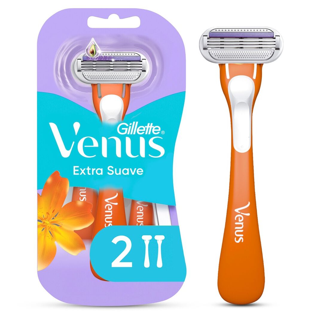 M&aacute;quinas de Afeitar Mujer Gillette Venus Extra Suave 2 un, , large image number 0