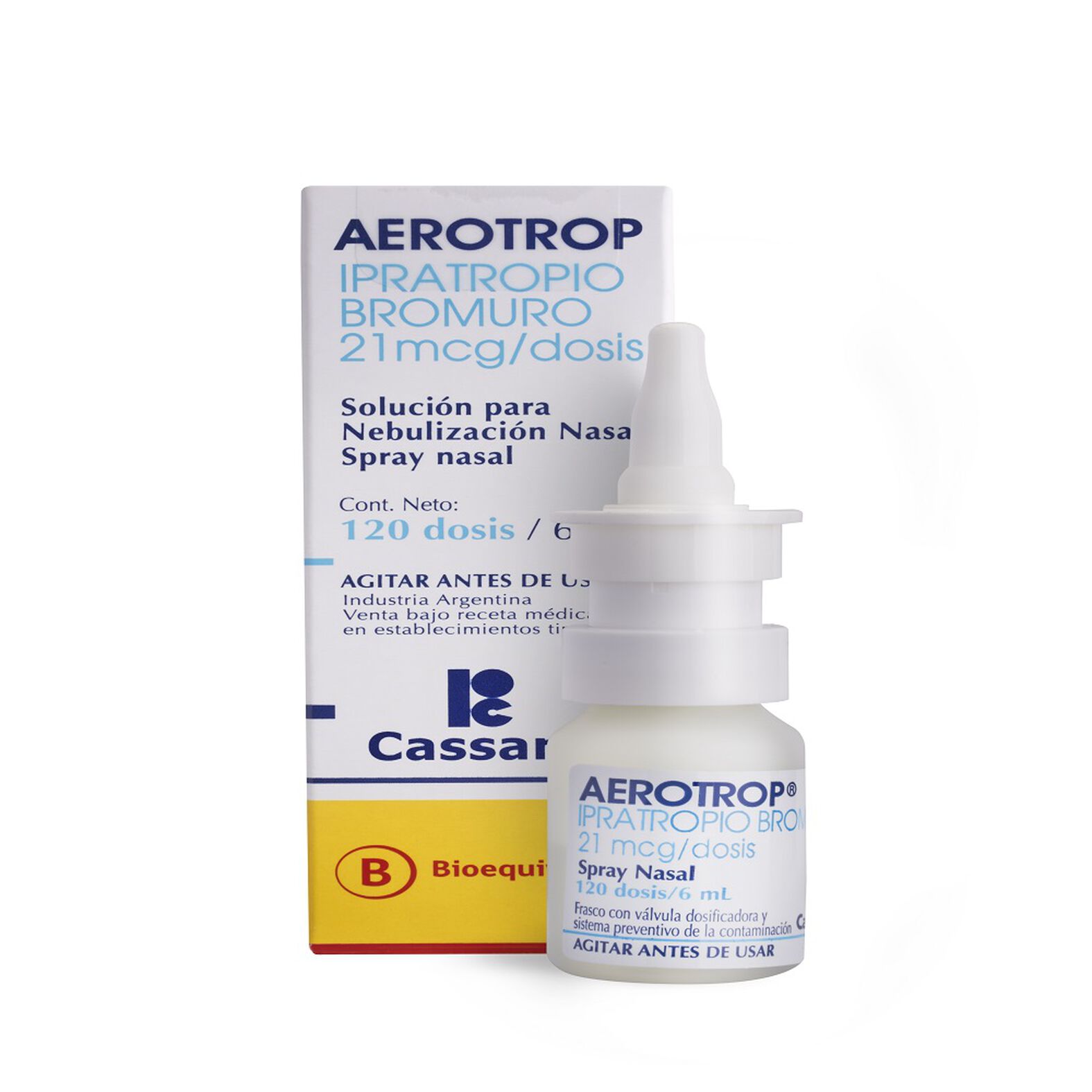 Aerotrop Sray Nasal 21 Mcg 120 Dosis | Farmacias Ahumada