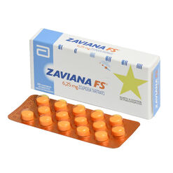 Zaviana Fs 6.25 mg Caja 30 Comp. Recubiertos Liberación Prolongada