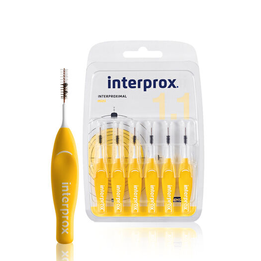 Interprox Cepillo Interdental Mini 1,1 x 6 Unidades, , large image number 0