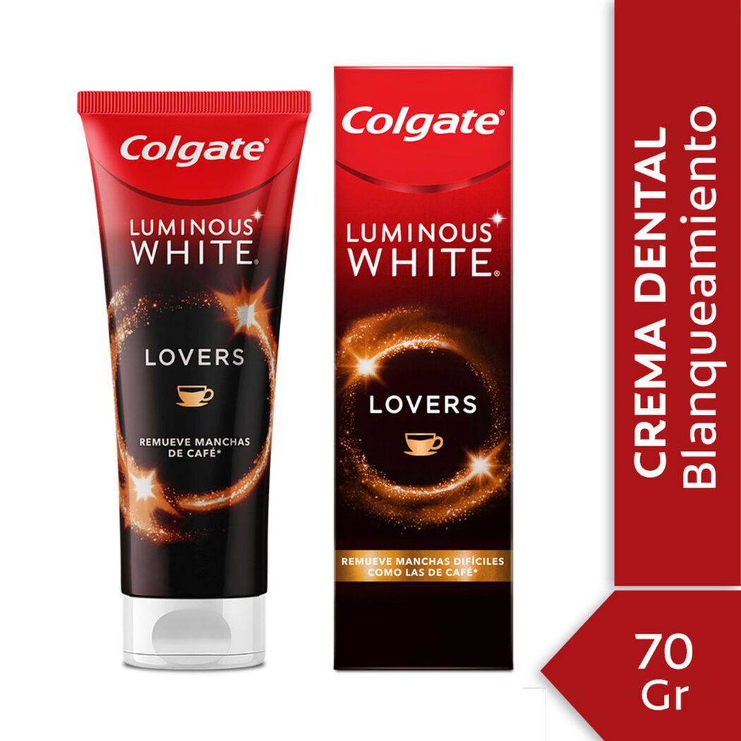 Pasta Dental Golgate Luminous White Lovers Cofee Stains 70 g, , large image number 0