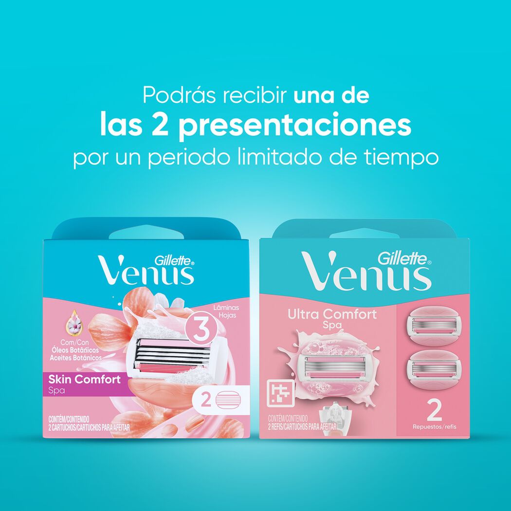 Repuestos Maquina De Afeitar Gillette Venus Spa Con Aceites Bot&aacute;nicos, 2 Unidades, , large image number 4
