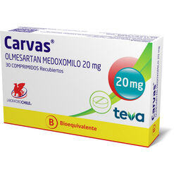 Carvas 20 mg x 30 Comprimidos