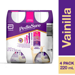 4PACK PEDIASURE VAINILLA 220ML