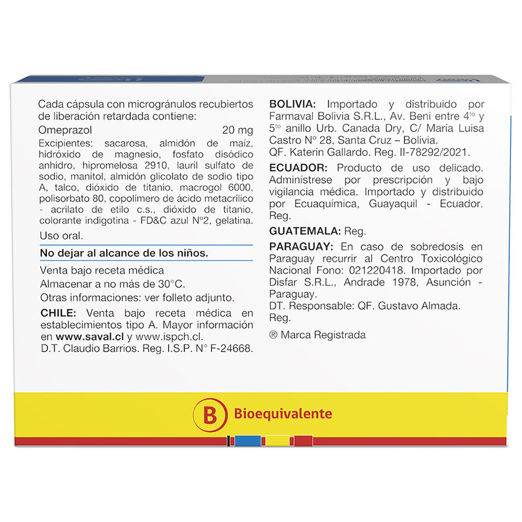 LOMEX Omeprazol 20 mg 28 c&aacute;psulas, , large image number 1