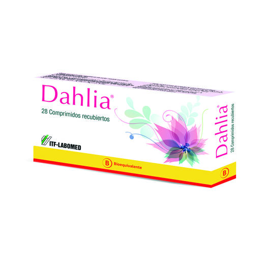 Dahlia x 28 Comprimidos Recubiertos, , large image number 0